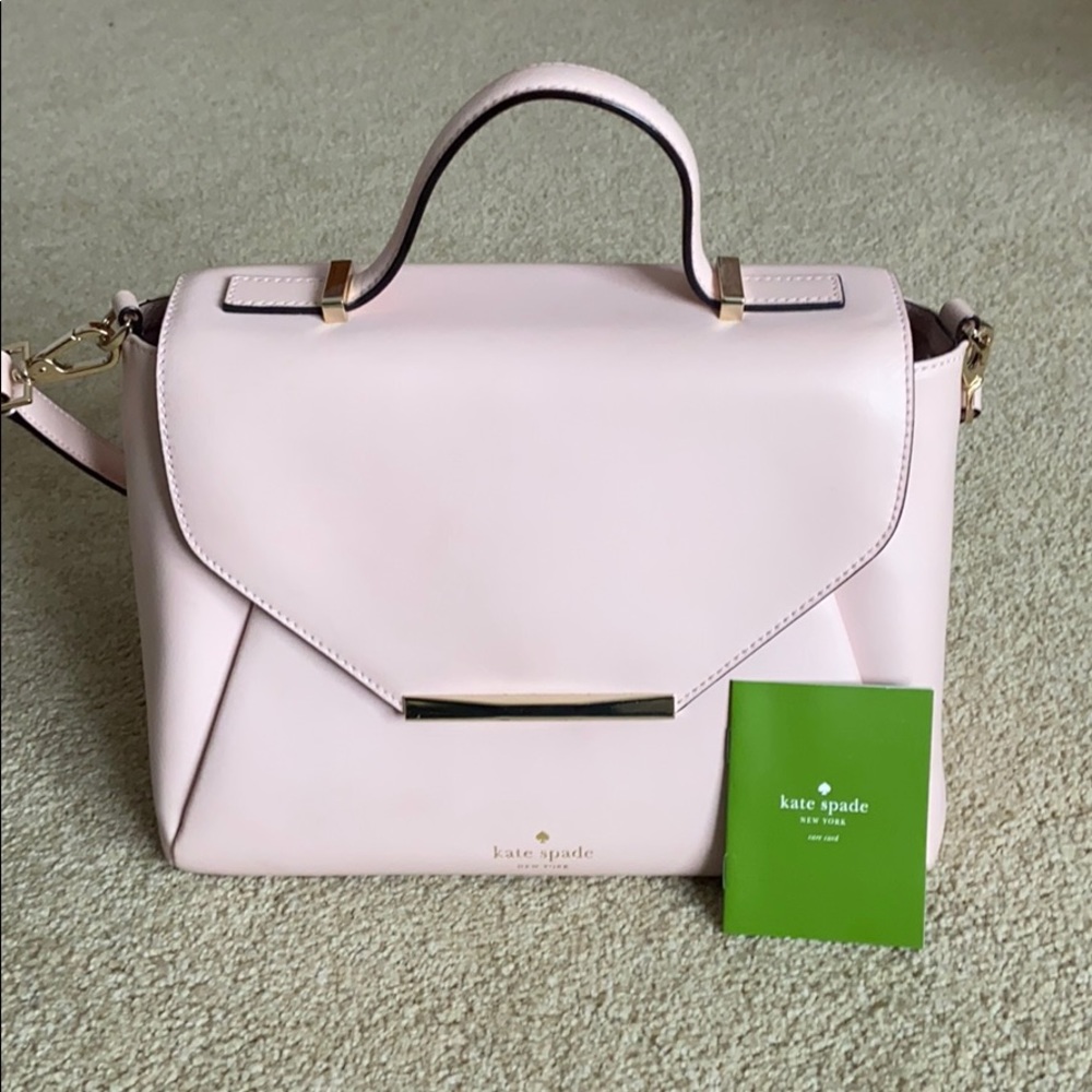 Kate Spade Palermo Satchel Pink Leather Handbag
